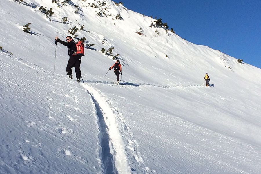 Go ski touring (full day)